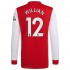 Camisola Arsenal Willian 12 Equipamento Primeiro 2021-2022 Manga Comprida